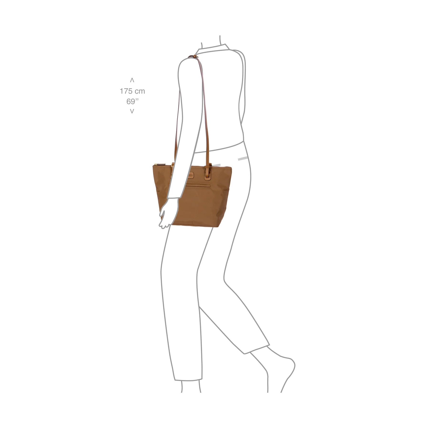 bric's x bag bxg45071.865 Shoulderbag brownie 2