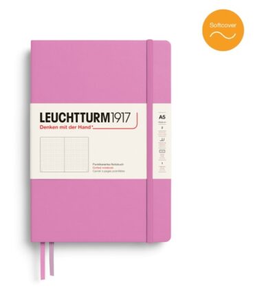 Leuchtturm1917 A5 Medium Notitieboek Softcover dotted Bubblegum