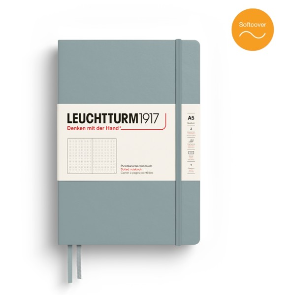 Leuchtturm1917 A5 Medium Notitieboek Softcover dotted Dove