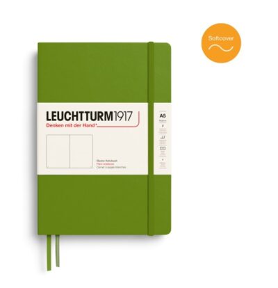 Leuchtturm1917 A5 Medium Notitieboek Softcover plain Moss
