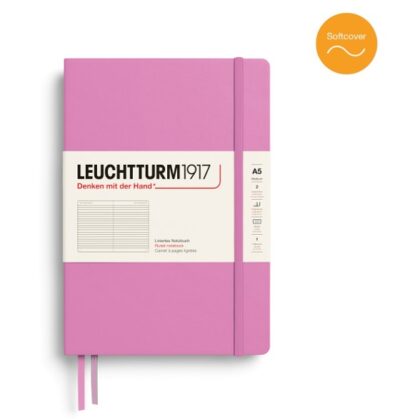 Leuchtturm1917 A5 Medium Notitieboek Softcover ruled Bubblegum