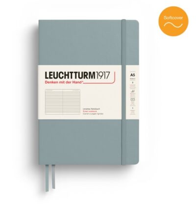 Leuchtturm1917 A5 Medium Notitieboek Softcover ruled Dove