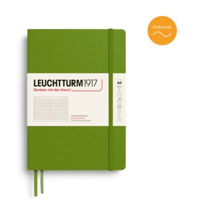 Leuchtturm1917 A5 Medium Notitieboek Softcover ruled Moss