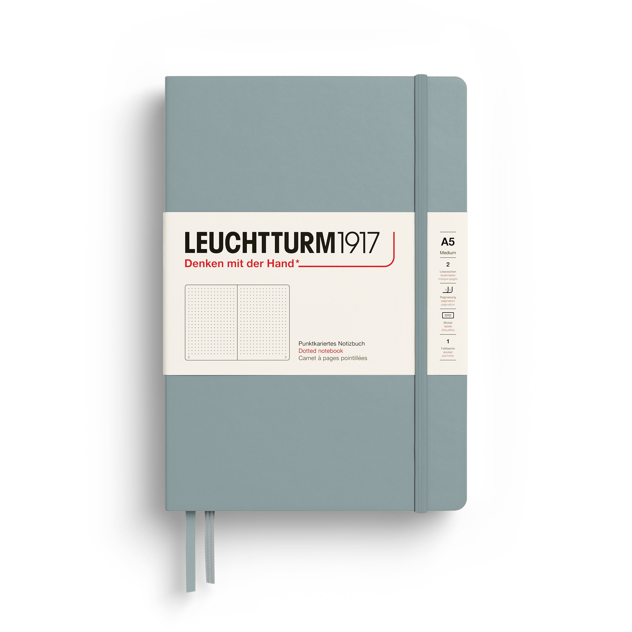 Leuchtturm1917 A5 Medium Notitieboek Hardcover dotted Dove