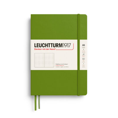 Leuchtturm1917 A5 Medium Notitieboek Hardcover dotted Moss